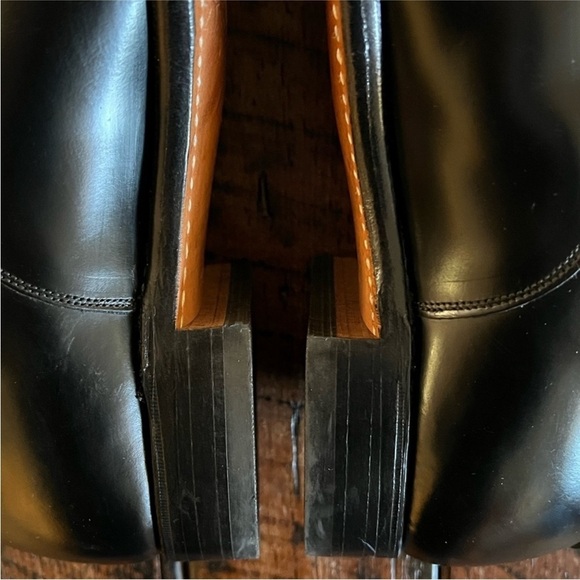 Johnston & Murphy Black Leather Oxford Meade Cap Toe Shoe size 8 main image 9